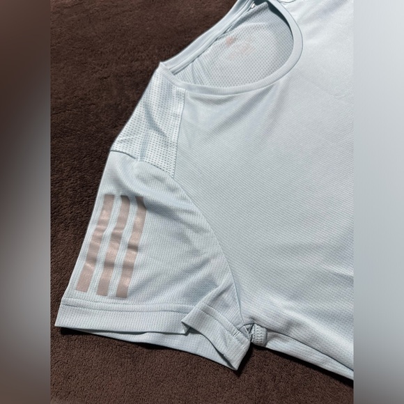 Adidas Women's Climacool Mint Short Sleeve Athletic Running T-Shirt  Size XLarge - Picture 3 of 7